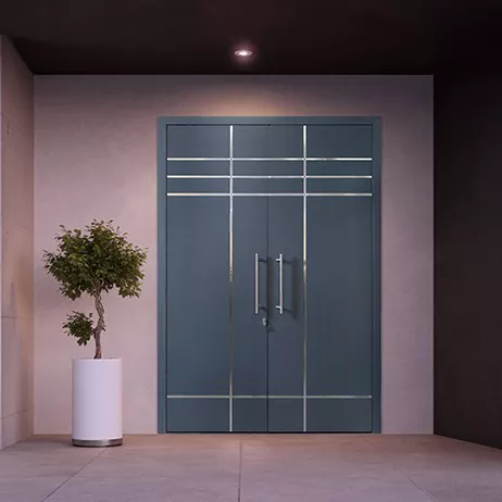 Pintu Masuk Paduan Aluminium