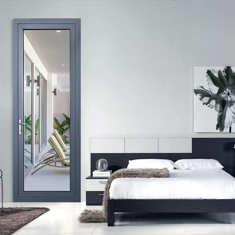 Pintu Ayun Paduan Aluminium Non-Terisolasi