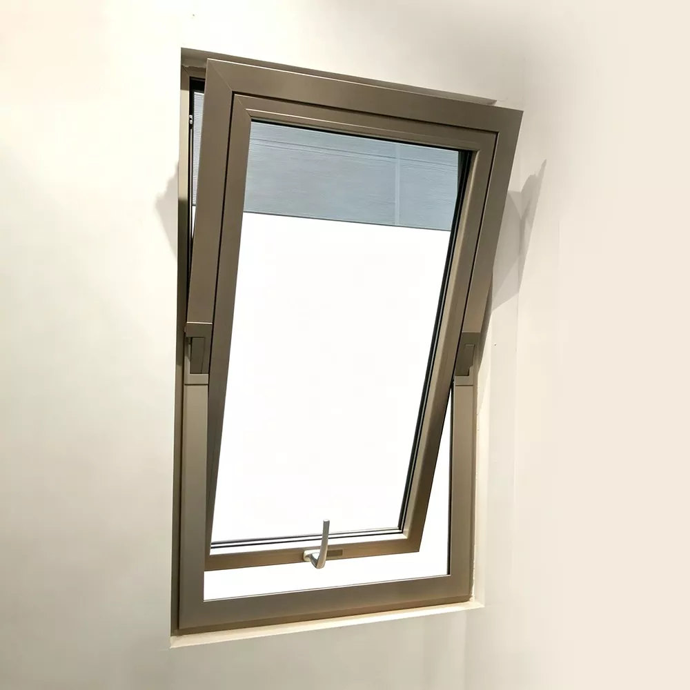 Jendela Teluk Paduan Aluminium Non-isolasi
